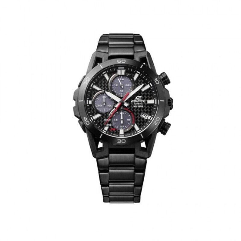 Casio Edifice Sospensione Analog Chronograph Black Ion Stainless Steel Black Dial Solar EQS-960DC-1AV
Casio Edifice Sospensione Analog Chronograph Black Ion Stainless Steel Black Dial Solar EQS-960DC-1AV