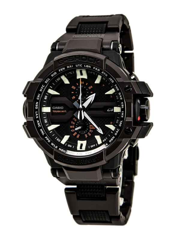 Casio G-Shock G-Aviation Series Analog Watch for Men with Resin Band, Water Resistant and Chronograph, GWA-1000FC-5A, Brown-Black
Casio G-Shock G-Aviation Series Analog Watch for Men with Resin Band, Water Resistant and Chronograph, GWA-1000FC-5A, Brown-Black