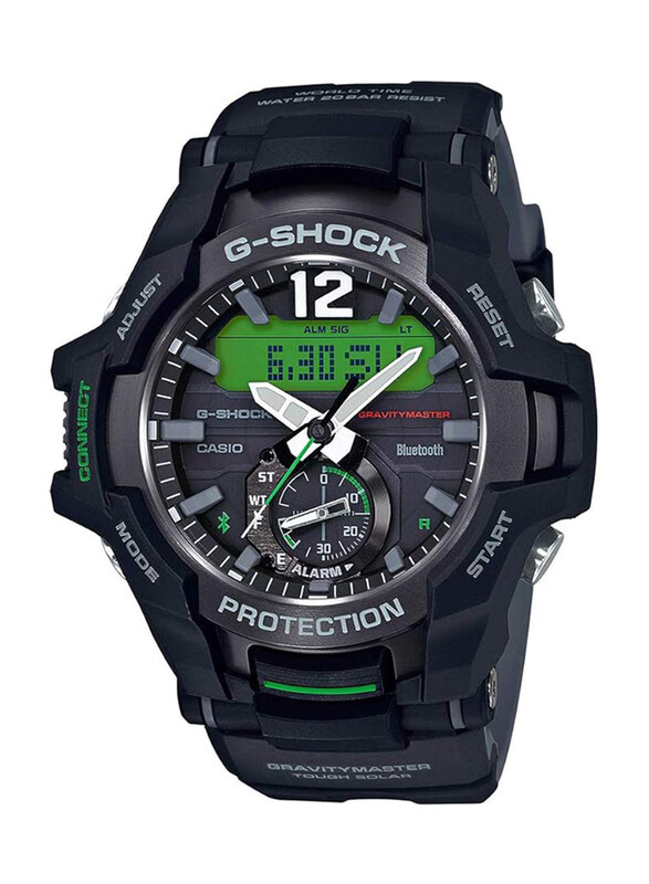 Casio G-Shock Analog + Digital Watch for Men with Resin Band, Water Resistant, GR-B100-1A3DR (G868), Black
Casio G-Shock Analog + Digital Watch for Men with Resin Band, Water Resistant, GR-B100-1A3DR (G868), Black