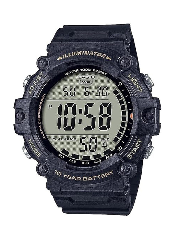 Casio Digital Watch for Men with Resin Band, Water Resistant, AE-1500WHX-1AVCF, Black-Grey
Casio Digital Watch for Men with Resin Band, Water Resistant, AE-1500WHX-1AVCF, Black-Grey
