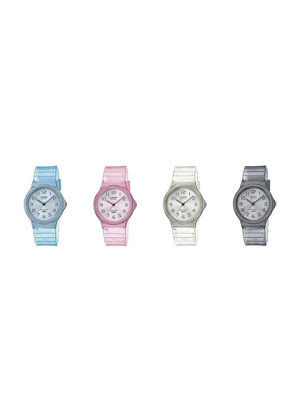Casio 4-Piece Analog Watch Unisex with Resin Band, Water Resistant, MQ-24S-8B/7B/2B/4B, Multicolour
Casio 4-Piece Analog Watch Unisex with Resin Band, Water Resistant, MQ-24S-8B/7B/2B/4B, Multicolour