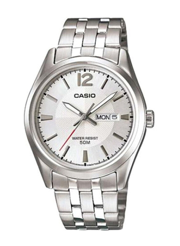 Casio Analog Watch for Men with Stainless Steel Band, Water Resistant, MTP-1335D-7AVDF-1, Silver
Casio Analog Watch for Men with Stainless Steel Band, Water Resistant, MTP-1335D-7AVDF-1, Silver