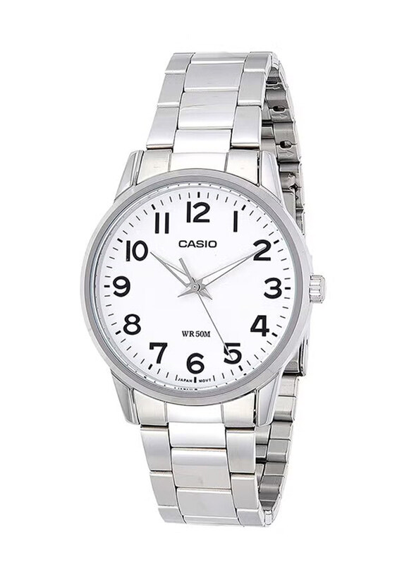 Casio Analog Watch for Men with Stainless Steel Band, Water Resistant, MTP-1303D-7BVDF, Silver-White
Casio Analog Watch for Men with Stainless Steel Band, Water Resistant, MTP-1303D-7BVDF, Silver-White