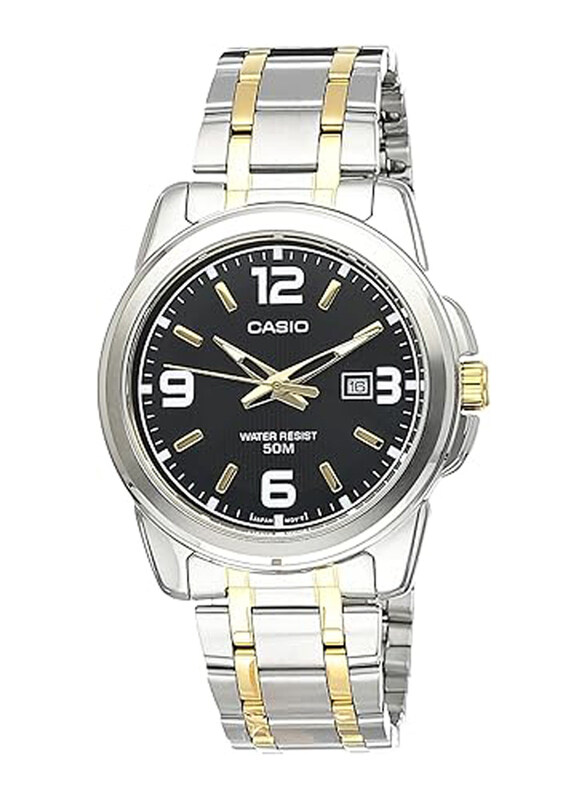 Casio Analog Watch for Men with Stainless Steel Band, Water Resistant, MTP-1314SG-1AVDF, Silver/Gold-Black
Casio Analog Watch for Men with Stainless Steel Band, Water Resistant, MTP-1314SG-1AVDF, Silver/Gold-Black