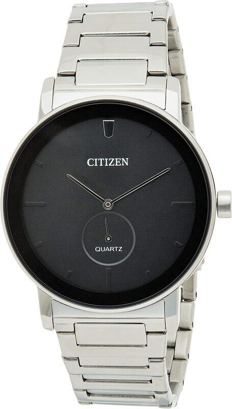 Citizen Analog Watch for Men with Stainless Steel Band, Water Resistant, BE9180-52E, Silver-Black
Citizen Analog Watch for Men with Stainless Steel Band, Water Resistant, BE9180-52E, Silver-Black
