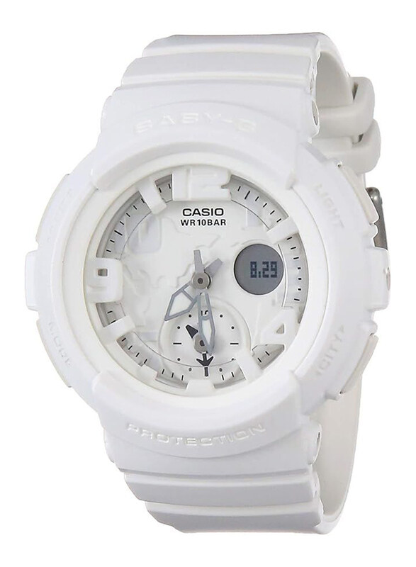 Casio Analog + Digital Watch for Women with Carbon Fiber Band, Water Resistant, BGA-190BC-7BDR, White-White
Casio Analog + Digital Watch for Women with Carbon Fiber Band, Water Resistant, BGA-190BC-7BDR, White-White