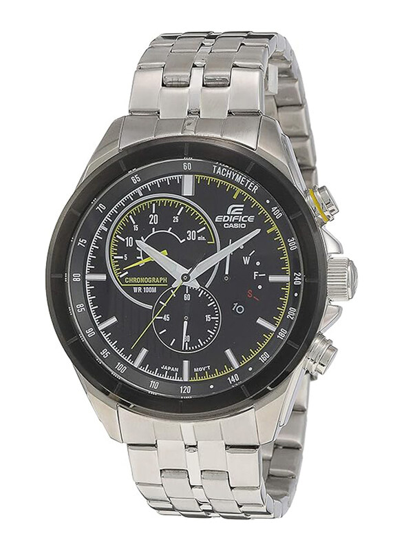 Casio Edifice Analog Watch for Men with Stainless Steel Band, Water Resistant and Chronograph, EFR-561DB-1AVUDF, Silver-Black
Casio Edifice Analog Watch for Men with Stainless Steel Band, Water Resistant and Chronograph, EFR-561DB-1AVUDF, Silver-Black
