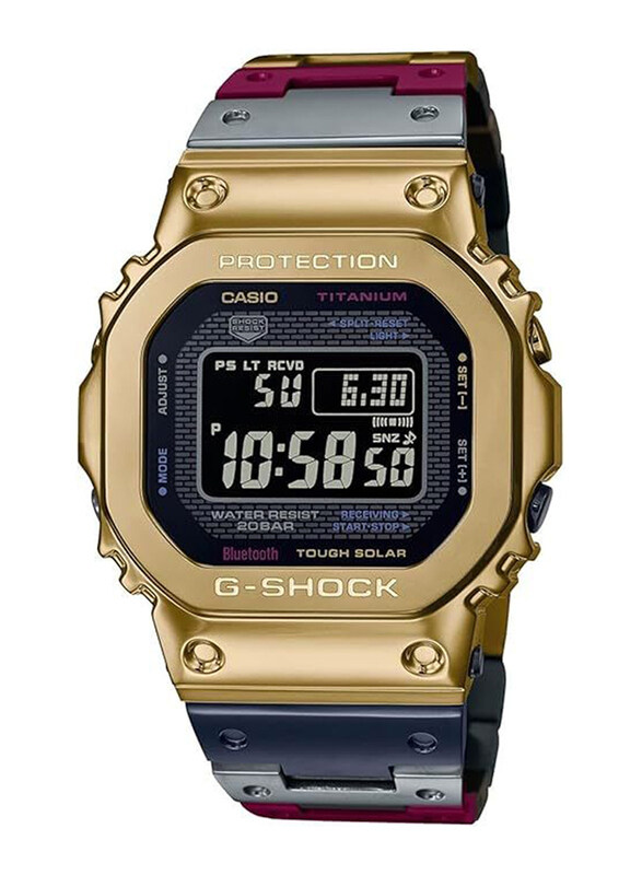 Casio G-Shock Digital Watch for Men with Stainless Steel Band, Water Resistant, GMW-B5000TR-9DR, Multicolour-Black
Casio G-Shock Digital Watch for Men with Stainless Steel Band, Water Resistant, GMW-B5000TR-9DR, Multicolour-Black