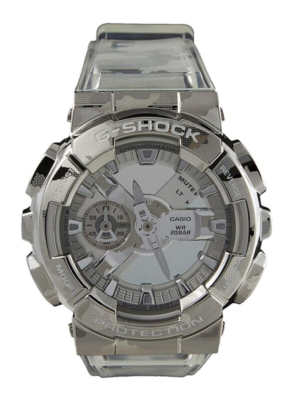 Casio G-Shock Analog + Digital Watch for Men with Resin Band, Water Resistant, GM-110SCM-1ADR, White-Silver
Casio G-Shock Analog + Digital Watch for Men with Resin Band, Water Resistant, GM-110SCM-1ADR, White-Silver