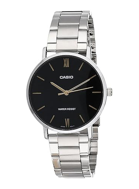 Casio Enticer Analog Watch for Men with Stainless Steel Band, Water Resistant, MTP-VT01D-1BUDF, Silver-Black
Casio Enticer Analog Watch for Men with Stainless Steel Band, Water Resistant, MTP-VT01D-1BUDF, Silver-Black