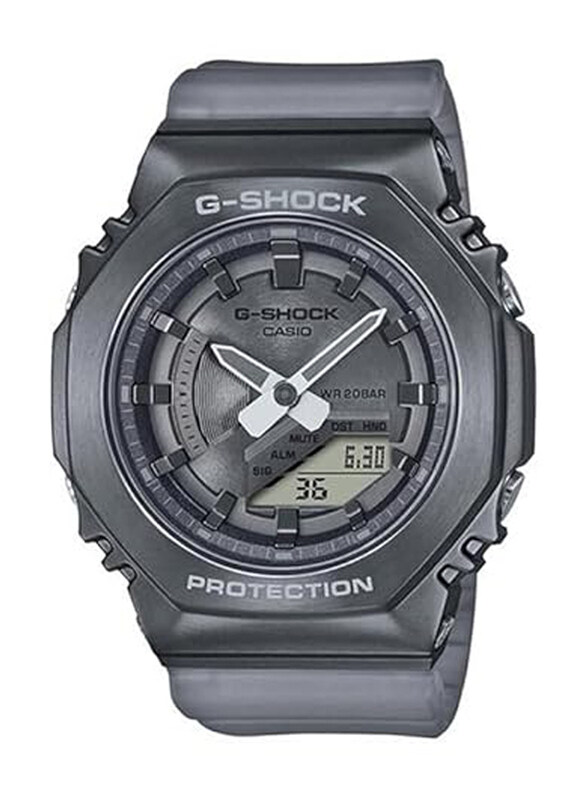 Casio G-Shock Analog + Digital Watch for Women with Resin Band, Water Resistant, GM-S2100MF-1ADR, Black-Grey/Black
Casio G-Shock Analog + Digital Watch for Women with Resin Band, Water Resistant, GM-S2100MF-1ADR, Black-Grey/Black