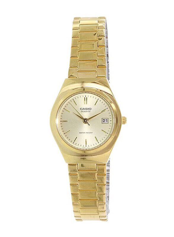 Casio Analog Display Quartz Watch for Women with Stainless Steel Band, Water Resistant, LTP-1170N-9ARDF, Gold
Casio Analog Display Quartz Watch for Women with Stainless Steel Band, Water Resistant, LTP-1170N-9ARDF, Gold