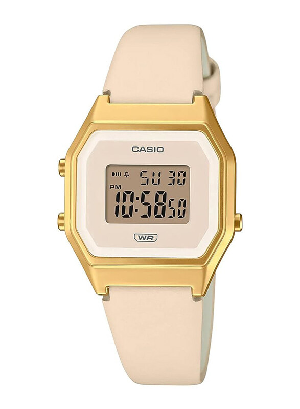 Casio Vintage Digital Watch for Women with Leather Band, Water Resistant, LA680WEGL-4DF, Pink-Gold
Casio Vintage Digital Watch for Women with Leather Band, Water Resistant, LA680WEGL-4DF, Pink-Gold