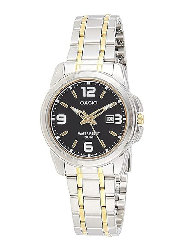 Casio Analog Watch for Men with Stainless Steel Band, Water Resistant, MTP/LTP-1314SG-1A, Silver-Black
Casio Analog Watch for Men with Stainless Steel Band, Water Resistant, MTP/LTP-1314SG-1A, Silver-Black