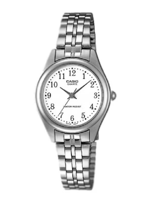 Casio Analog Watch for Women with Stainless Steel Band, Water Resistant, LTP1129A-7BRDF, Silver-White
Casio Analog Watch for Women with Stainless Steel Band, Water Resistant, LTP1129A-7BRDF, Silver-White