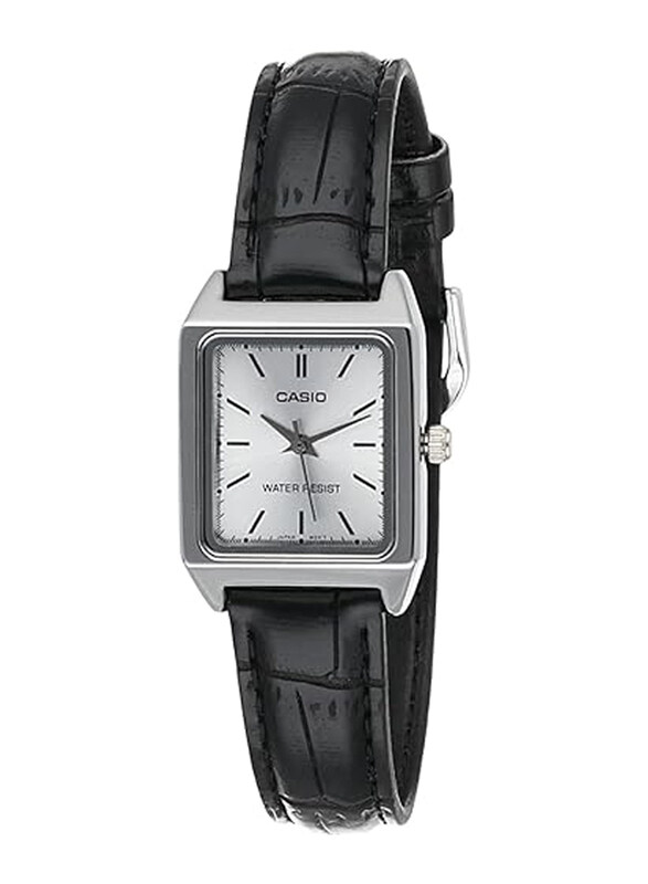 Casio Analog Watch for Women with Leather Band, Water Resistant, LTP-V007L-7E1UDF, Black/Silver
Casio Analog Watch for Women with Leather Band, Water Resistant, LTP-V007L-7E1UDF, Black/Silver