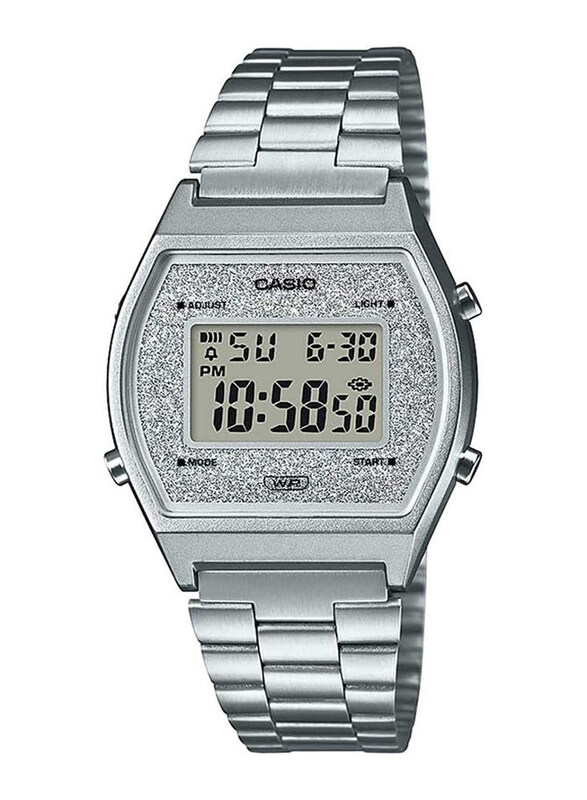 Casio Vintage Series Digital Watch for Unisex with Stainless Steel Band, Water Resistant, B640WDG-7DF, Silver-Silver
Casio Vintage Series Digital Watch for Unisex with Stainless Steel Band, Water Resistant, B640WDG-7DF, Silver-Silver
