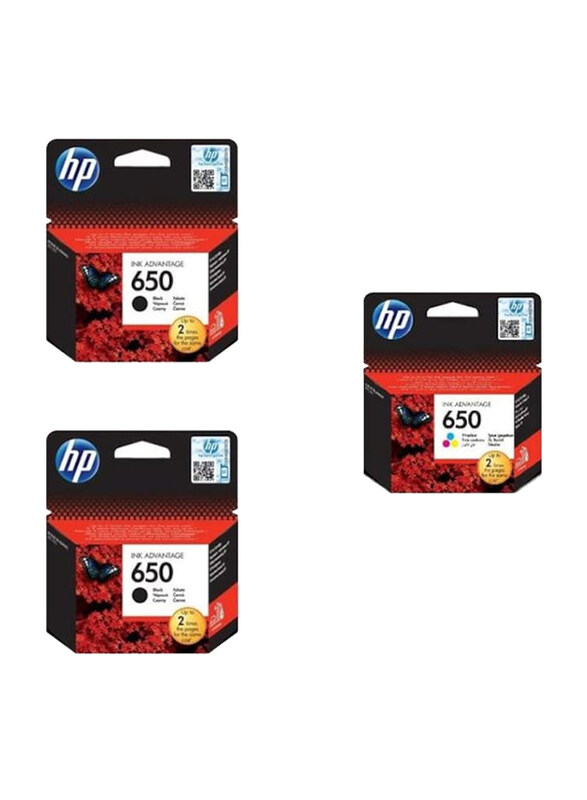 HP 650 Black, Cyan, Magenta, Yellow Original Ink Advantage LaserJet Cartridge, 3 Pieces
HP 650 Black, Cyan, Magenta, Yellow Original Ink Advantage LaserJet Cartridge, 3 Pieces