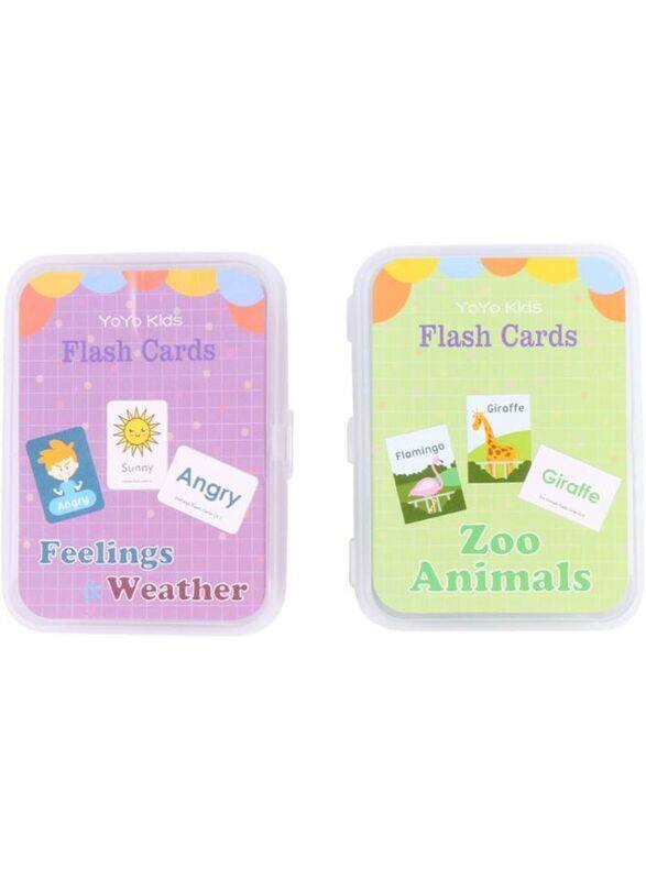 Generic Feelings Weather Zoo Animal Cards: 2 Sets Educational Flash Cards Pocket Card Preschool Learning Cards for kids
Generic Feelings Weather Zoo Animal Cards: 2 Sets Educational Flash Cards Pocket Card Preschool Learning Cards for kids
