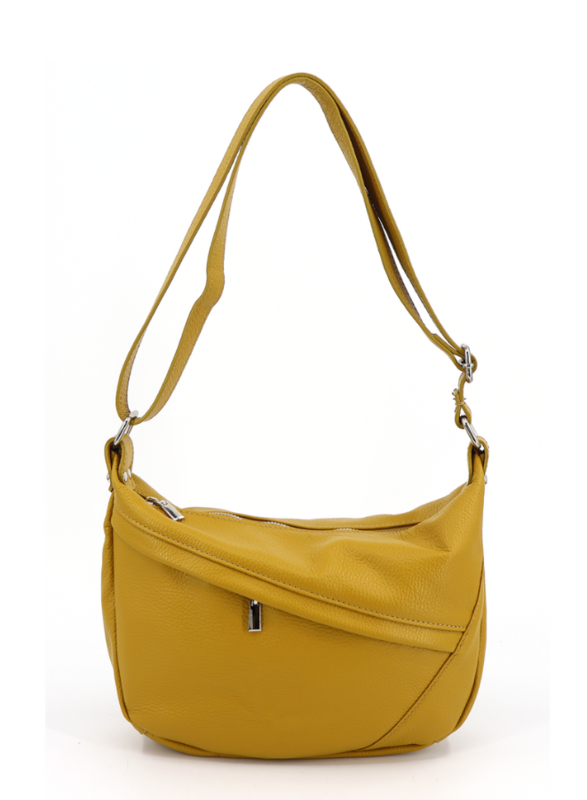 Effetty Women's medium size casual shoulder bag in leather made in Italy, Made of genuine leather, available in both winter and summer colors, Mustard
Effetty Women's medium size casual shoulder bag in leather made in Italy, Made of genuine leather, available in both winter and summer colors, Mustard