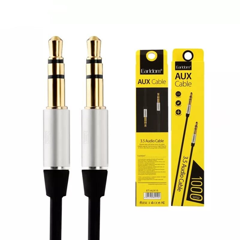 Generic Earldom 3.5MM Listening Audio Cable Male to Male Jack Auxiliary Cord Extension Adapter for Apple iPhone
Generic Earldom 3.5MM Listening Audio Cable Male to Male Jack Auxiliary Cord Extension Adapter for Apple iPhone