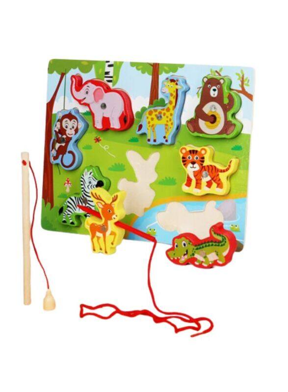 Generic Wooden Magnetic Fishing Game Toys Set with Fish Rod, Cognition Fish Rod Toys Parent-child Interactive Early Educational Toy, Wild Animals
Generic Wooden Magnetic Fishing Game Toys Set with Fish Rod, Cognition Fish Rod Toys Parent-child Interactive Early Educational Toy, Wild Animals