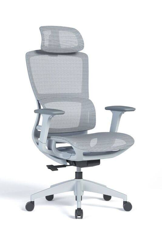 Generic Modern Sleek Black Mesh Office Chair with 3D Armrests, Headrest and Four-Position Lock for Home or Office Grey
Generic Modern Sleek Black Mesh Office Chair with 3D Armrests, Headrest and Four-Position Lock for Home or Office Grey