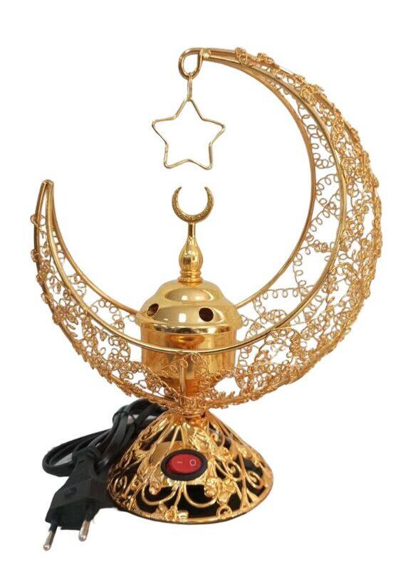 Generic Vintage Arabic Bakhoor Burner - Electric incense Holder Stand with Metallic Plug-in Charcoal - Portable Aroma Diffuser for Home, Office, Yoga, Spa - I
Generic Vintage Arabic Bakhoor Burner - Electric incense Holder Stand with Metallic Plug-in Charcoal - Portable Aroma Diffuser for Home, Office, Yoga, Spa - I