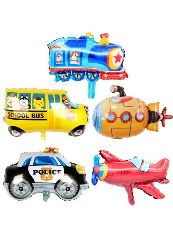 Generic 5 pc Birthday Party Balloons Large Size Vehicles Set Foil Balloon Adult & Kids Party Theme Decorations for Birthday, Anniversary, Baby Shower
Generic 5 pc Birthday Party Balloons Large Size Vehicles Set Foil Balloon Adult & Kids Party Theme Decorations for Birthday, Anniversary, Baby Shower