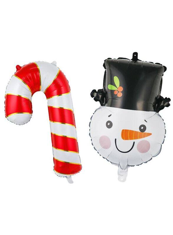 Generic 2 pcs Christmas Decoration Foil Balloon Party Supplies for parties, celebrations, and decorating (Candy Cane & Snowman)
Generic 2 pcs Christmas Decoration Foil Balloon Party Supplies for parties, celebrations, and decorating (Candy Cane & Snowman)