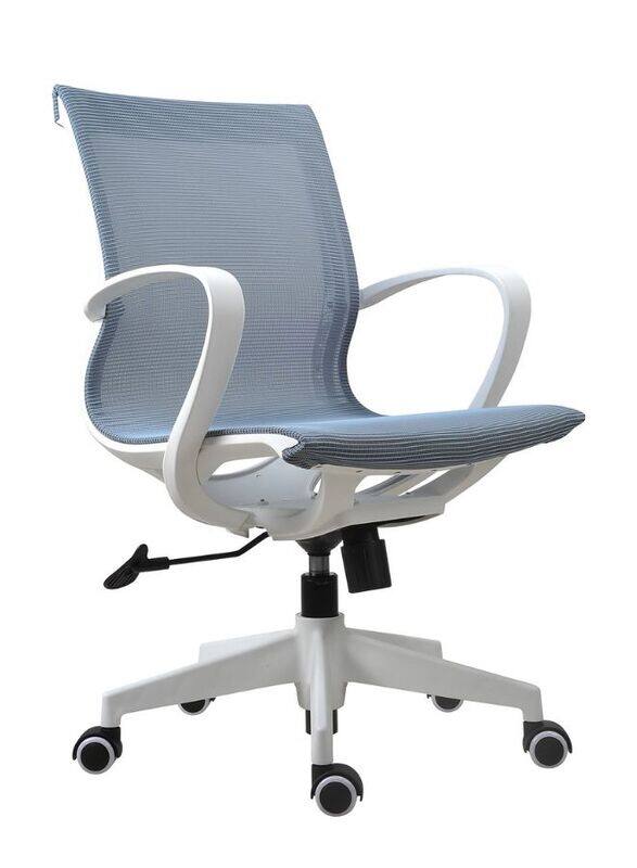 Generic White Frame Middle Back Ergonomic Office Chair for Executive, Manager, for Home and Offices, Blue
Generic White Frame Middle Back Ergonomic Office Chair for Executive, Manager, for Home and Offices, Blue