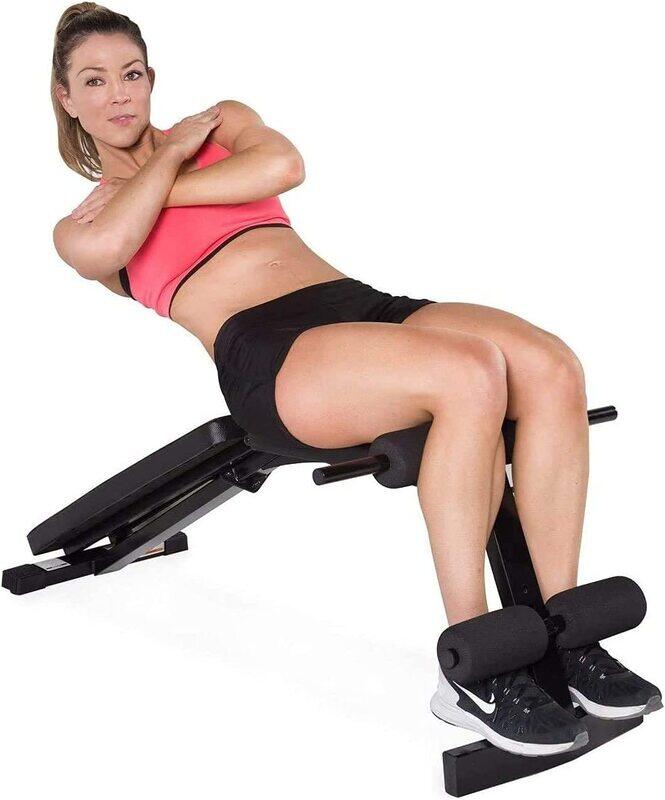 MaxStrength Multifunction Adjustable Foldable Weight & Ab Bench with Incline & Decline, Black
MaxStrength Multifunction Adjustable Foldable Weight & Ab Bench with Incline & Decline, Black