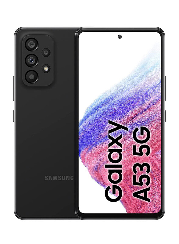 Samsung Galaxy A53 128GB Awesome Black, 6GB RAM, 5G, Dual SIM Smartphone, UAE Version
Samsung Galaxy A53 128GB Awesome Black, 6GB RAM, 5G, Dual SIM Smartphone, UAE Version