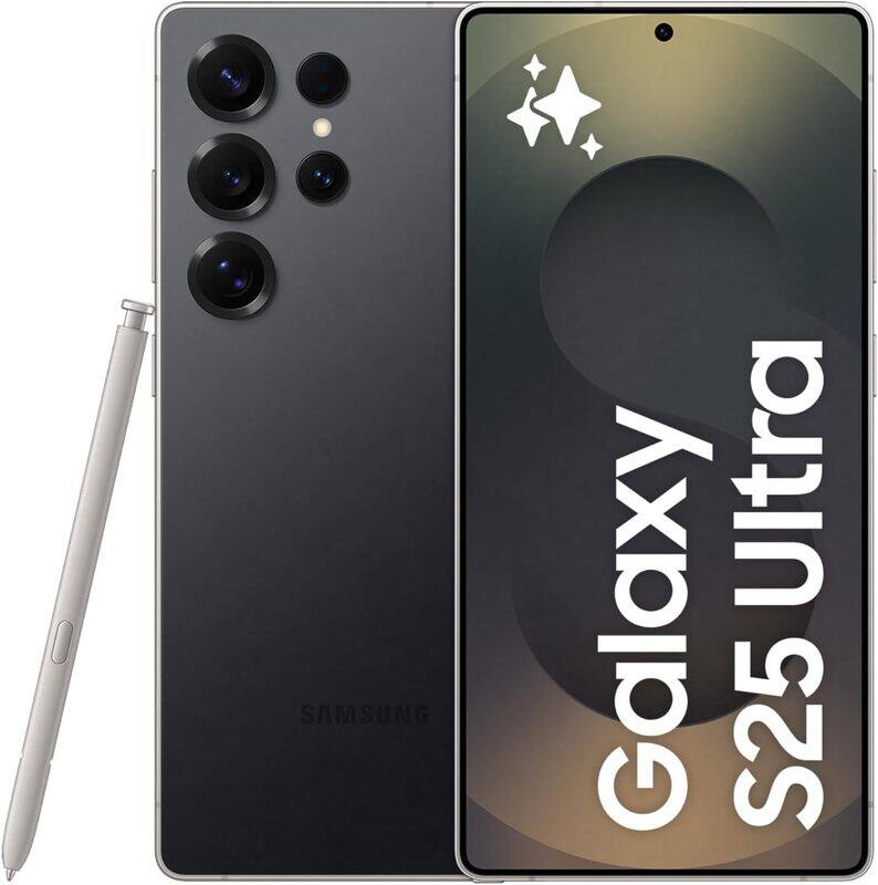 Samsung Galaxy S25 Ultra AI Dual SIM Titanium Black 12GB RAM 512GB 5G - UAE Version
Samsung Galaxy S25 Ultra AI Dual SIM Titanium Black 12GB RAM 512GB 5G - UAE Version
