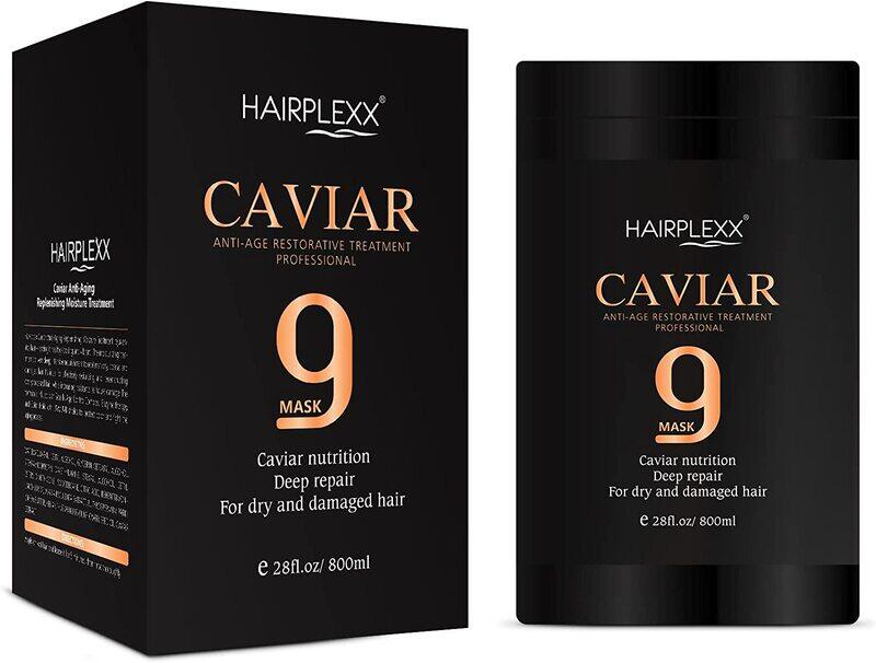 Hairplexx Caviar Anti Age Restorative Treatment Professional 9 Mask, 800ml
Hairplexx Caviar Anti Age Restorative Treatment Professional 9 Mask, 800ml