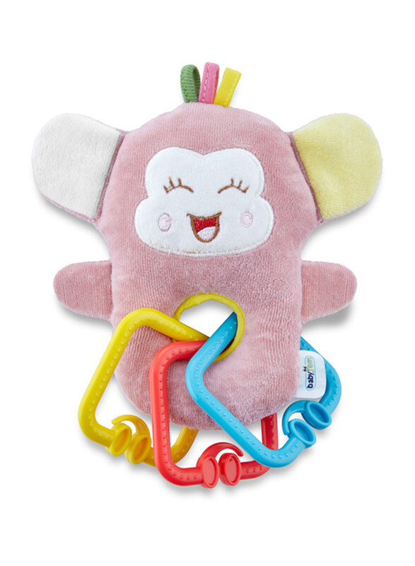 Babyjem Little Monkey Toy, 0+ Years, Pink