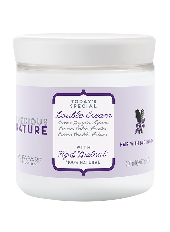 Alfaparf Milano Precious Nature cream double effect with fig and walnut for damaged hair 200ml
Alfaparf Milano Precious Nature cream double effect with fig and walnut for damaged hair 200ml