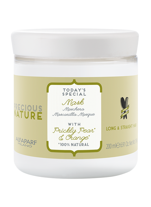Alfaparf Milano Precious Nature mask with prickly pear and orange for long and straight hair 200ml
Alfaparf Milano Precious Nature mask with prickly pear and orange for long and straight hair 200ml