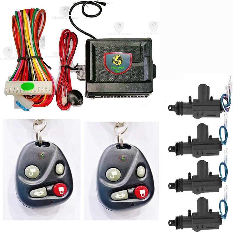 Flak Tech Universal Car Door Lock Keyless Entry System Remote Central Control Locking Kit with Trunk Release Button, Black
Flak Tech Universal Car Door Lock Keyless Entry System Remote Central Control Locking Kit with Trunk Release Button, Black
