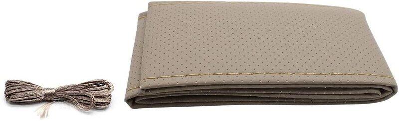 Docooler Car Truck DIY Leather Steering Wheel Cover with Needles and Thread, Grey
Docooler Car Truck DIY Leather Steering Wheel Cover with Needles and Thread, Grey