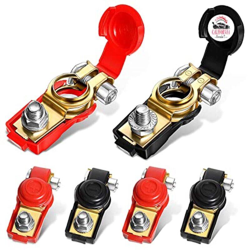 Flak Quick Release Battery Terminals Clamps 12v/ 24v/ 48v for Boat Truck Car Van, 4 Pieces, Multicolour
Flak Quick Release Battery Terminals Clamps 12v/ 24v/ 48v for Boat Truck Car Van, 4 Pieces, Multicolour