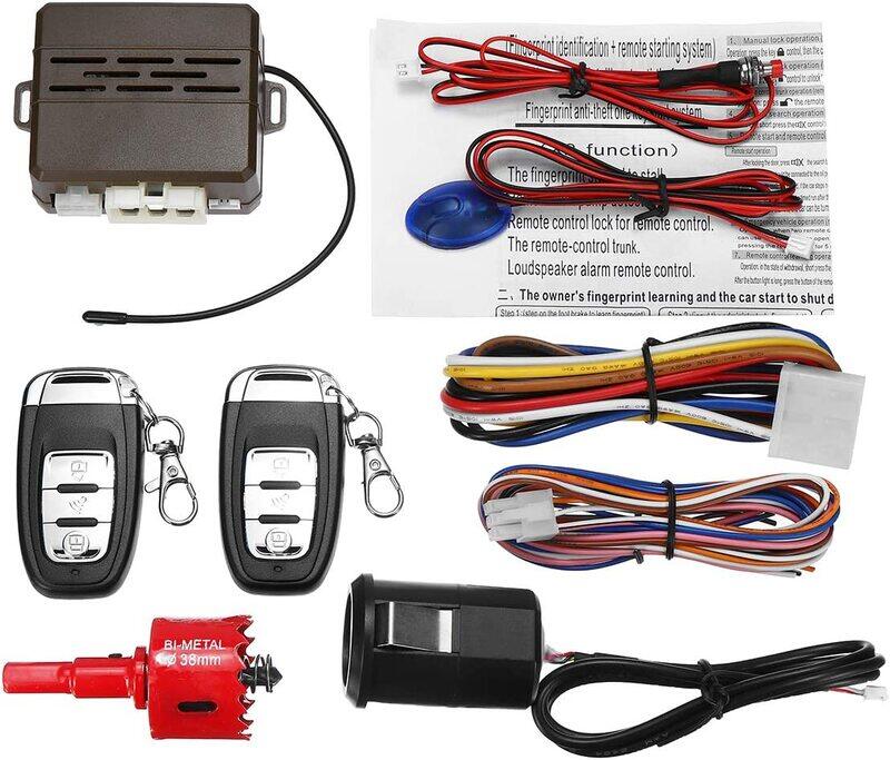 Generic 12V Car Security Alarm System Keyless Entry Push Button Engine Start Remote
Generic 12V Car Security Alarm System Keyless Entry Push Button Engine Start Remote