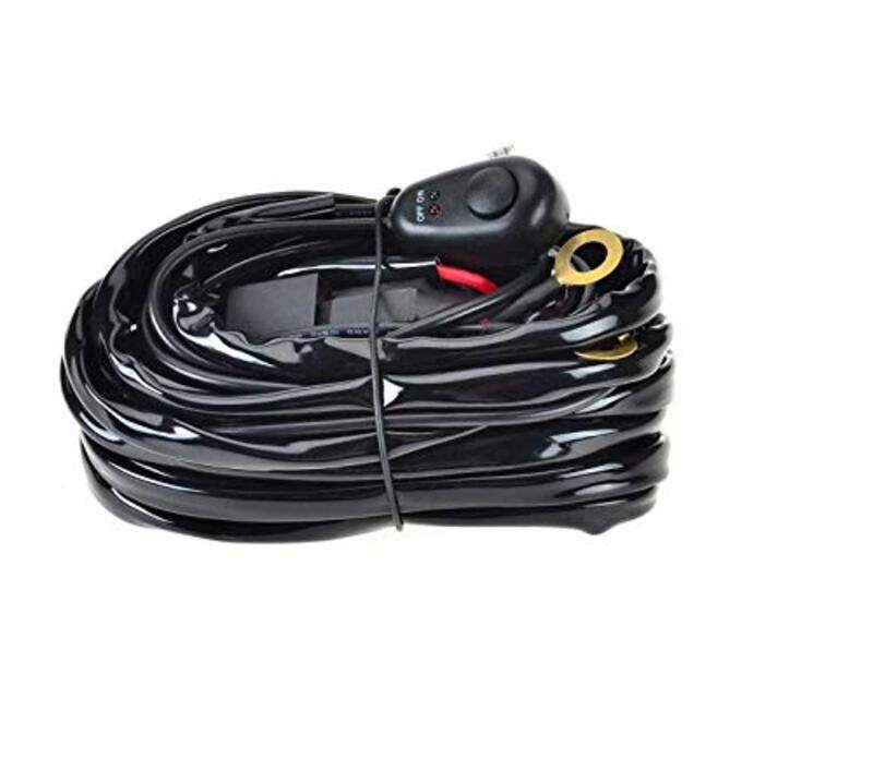 Global Accessories Led Light Bar Wiring Harness Kit with 12v 40a Relay on-off Wired Switch 14awg, 300W, Multicolour
Global Accessories Led Light Bar Wiring Harness Kit with 12v 40a Relay on-off Wired Switch 14awg, 300W, Multicolour