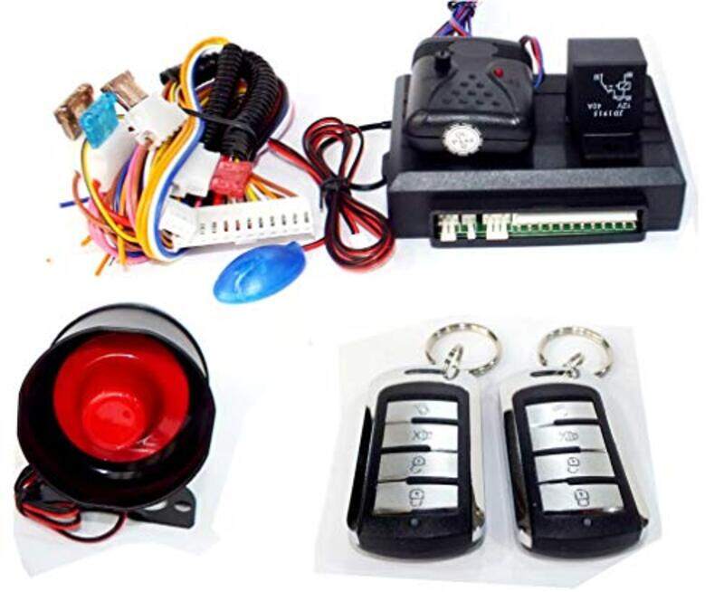Shenu Universal Car Alarm Systems with 500 Metter Range 2 Remote Control Key, Black
Shenu Universal Car Alarm Systems with 500 Metter Range 2 Remote Control Key, Black
