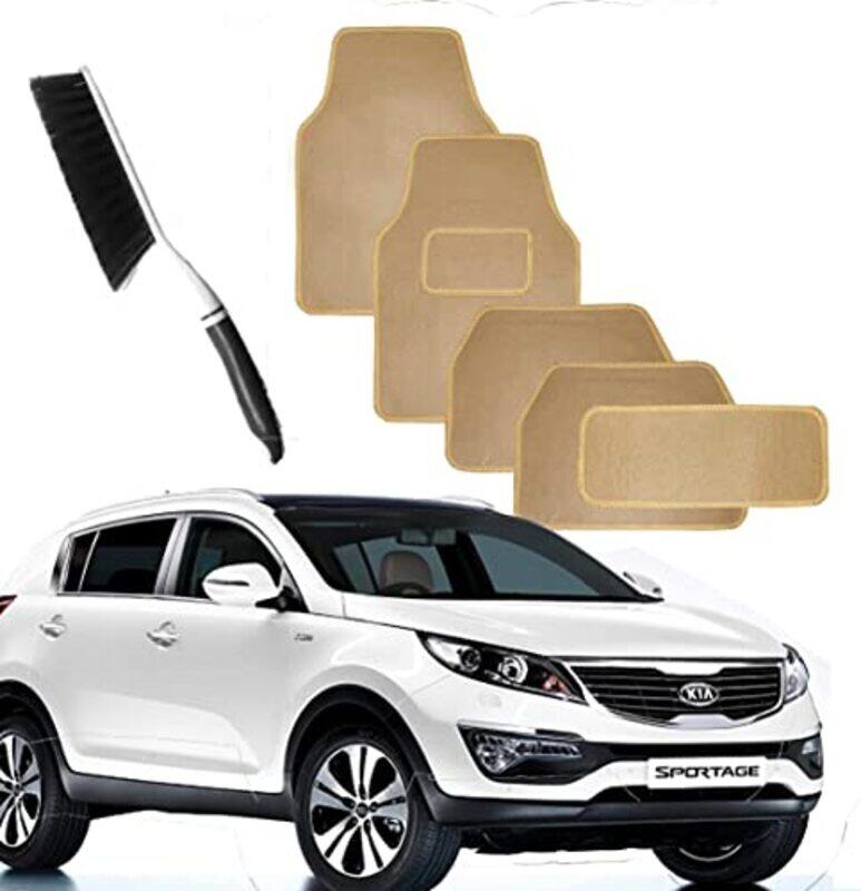 CFT California Car Floor Mats Set with Mat Cleaning Brush for Kia Sportage, 5 Piece, Brown
CFT California Car Floor Mats Set with Mat Cleaning Brush for Kia Sportage, 5 Piece, Brown