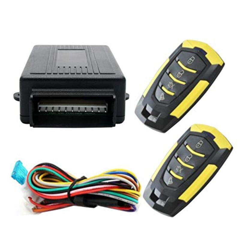Maso Auto Remote Central Kit, Universal Car Door Lock with Control Box & 2 Replacement Remote Control for Car Central Lock, 4 Pieces, Black/Yellow
Maso Auto Remote Central Kit, Universal Car Door Lock with Control Box & 2 Replacement Remote Control for Car Central Lock, 4 Pieces, Black/Yellow