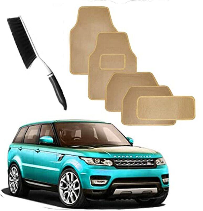 CFT California Car Floor Mats Set with Mat Cleaning Brush for Range Rover, 5 Piece, Brown
CFT California Car Floor Mats Set with Mat Cleaning Brush for Range Rover, 5 Piece, Brown