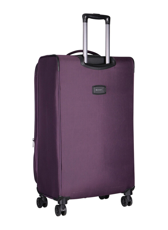 Eminent Lightweight Expandable 4 Double Spinner Wheeled Suitcase with 3 Digit TSA Lock Soft Polyester Travel Luggage Trolley Bag, E765, 28 Inch, Purpl
Eminent Lightweight Expandable 4 Double Spinner Wheeled Suitcase with 3 Digit TSA Lock Soft Polyester Travel Luggage Trolley Bag, E765, 28 Inch, Purpl