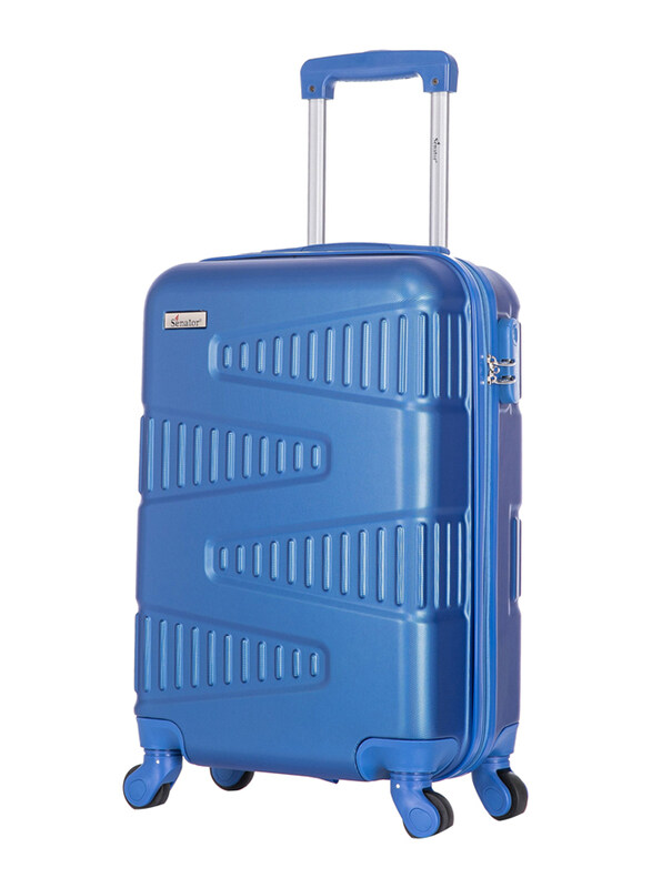 Senator Hard Case Cabin Suitcase Luggage Trolley ABS Lightweight Travel Bag with 4 Spinner Wheels, KH1075, 24 Inch, Pearl Blue
Senator Hard Case Cabin Suitcase Luggage Trolley ABS Lightweight Travel Bag with 4 Spinner Wheels, KH1075, 24 Inch, Pearl Blue
