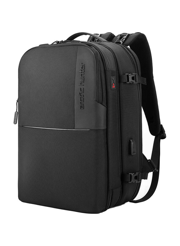 Arctic Hunter 17-inch 3-in-1 Convertible Top Loader Water Repellent Travel Backpack with Built-In USB Port and Headphone Jack, B00382, Black
Arctic Hunter 17-inch 3-in-1 Convertible Top Loader Water Repellent Travel Backpack with Built-In USB Port and Headphone Jack, B00382, Black